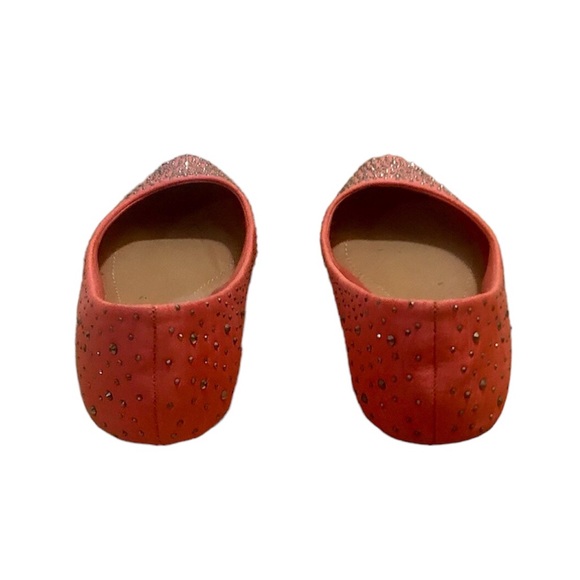 Zigi Soho peach rhinestone Tilly pointed toe flats, size 7.5 - Picture 5 of 8
